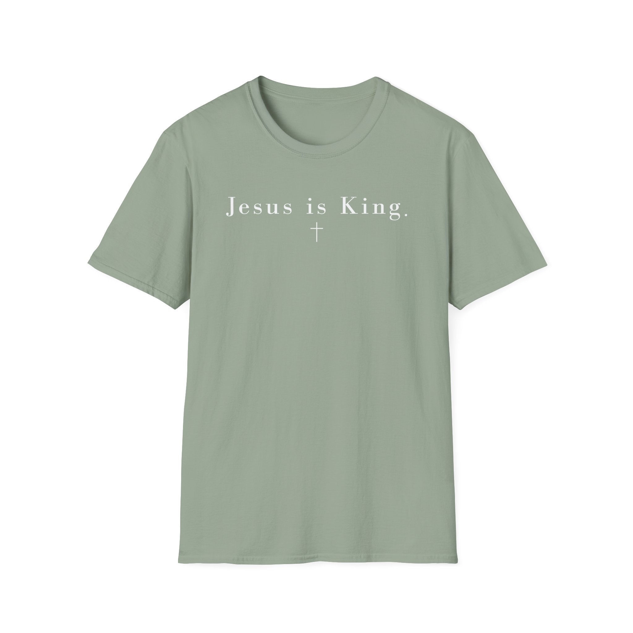 "Jesus is King" minimalist Christian T-shirt