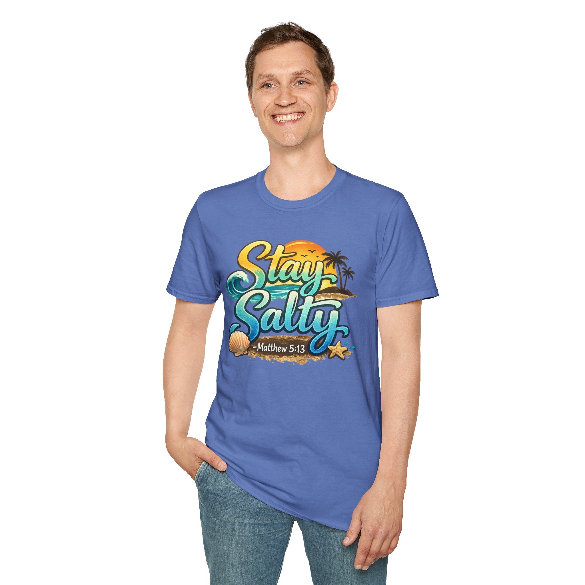 “Stay Salty” Beach Graphic T-Shirt – Matthew 5:13