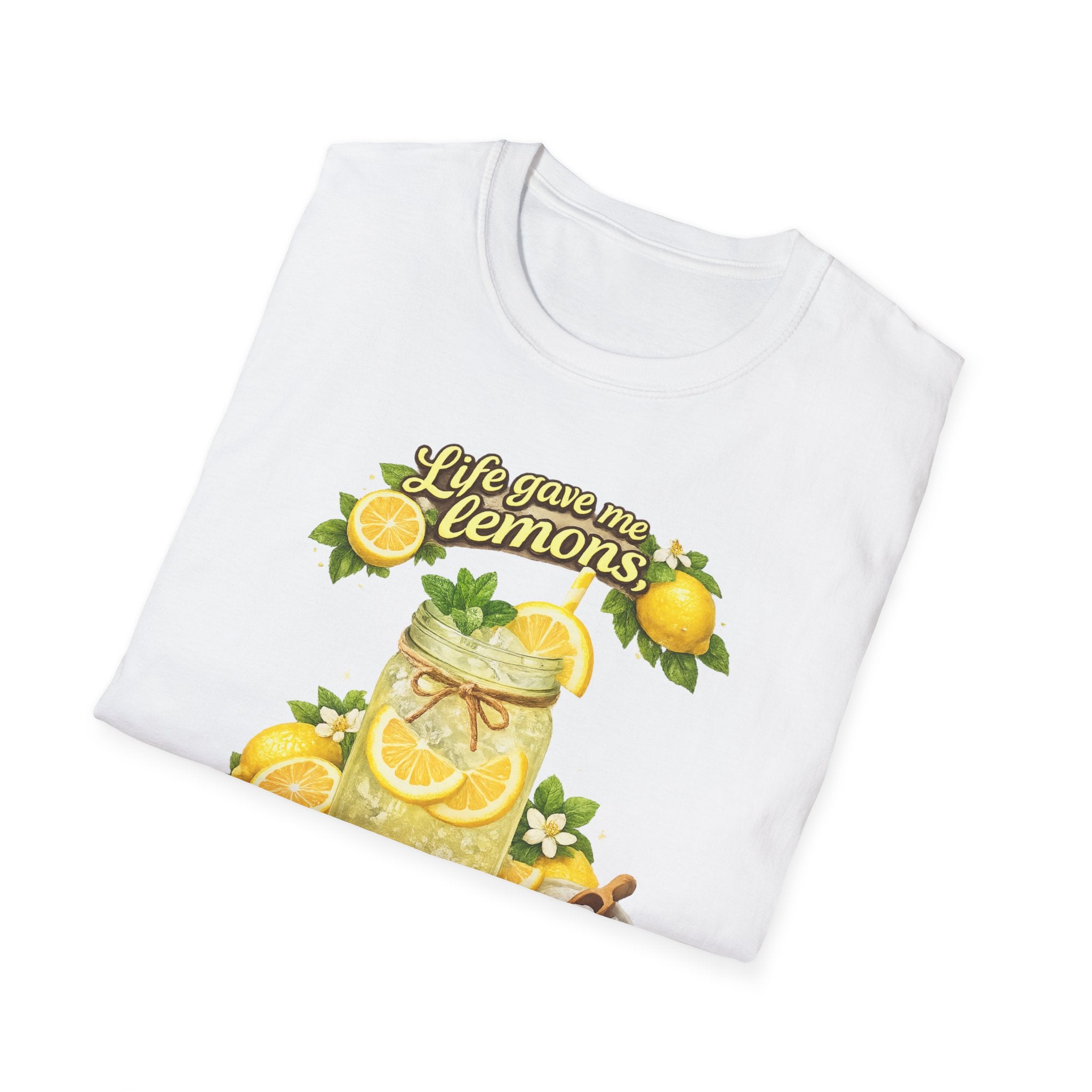 Life gave me lemons, but Jesus made lemonade Christian grapgic tee