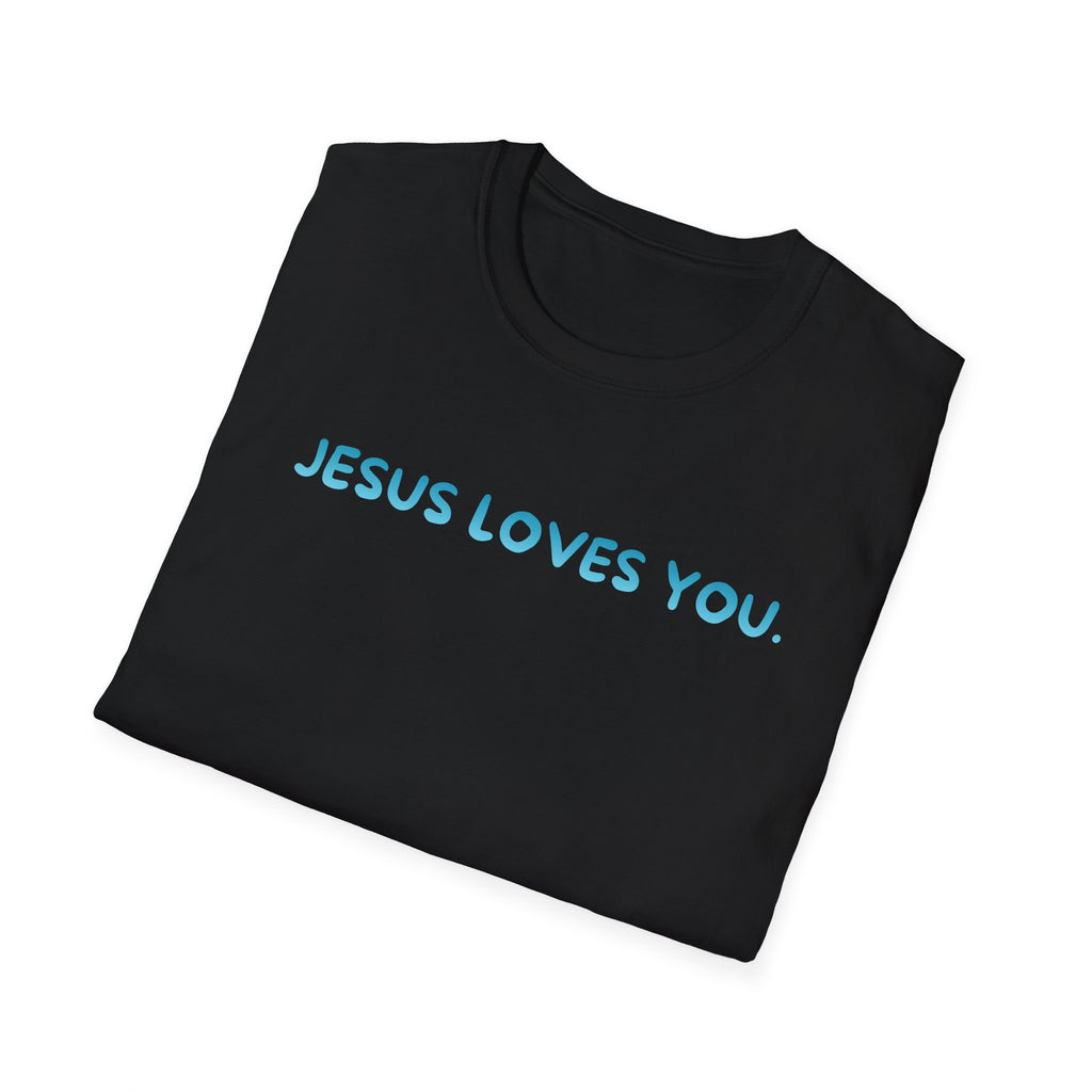 JESUS LOVES YOU Graphic Tee (Blue)