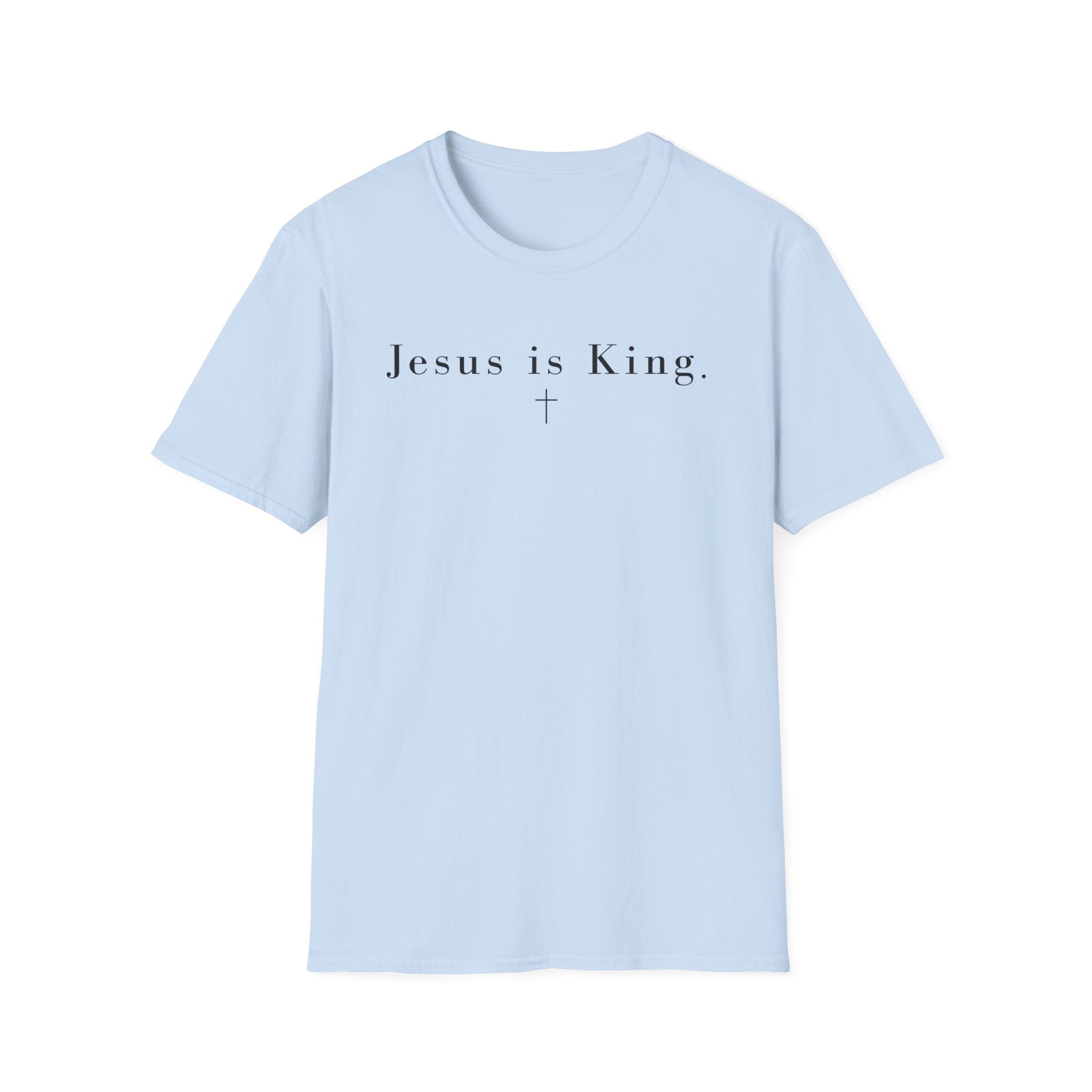 "Jesus is King" minimalist Christian T-shirt