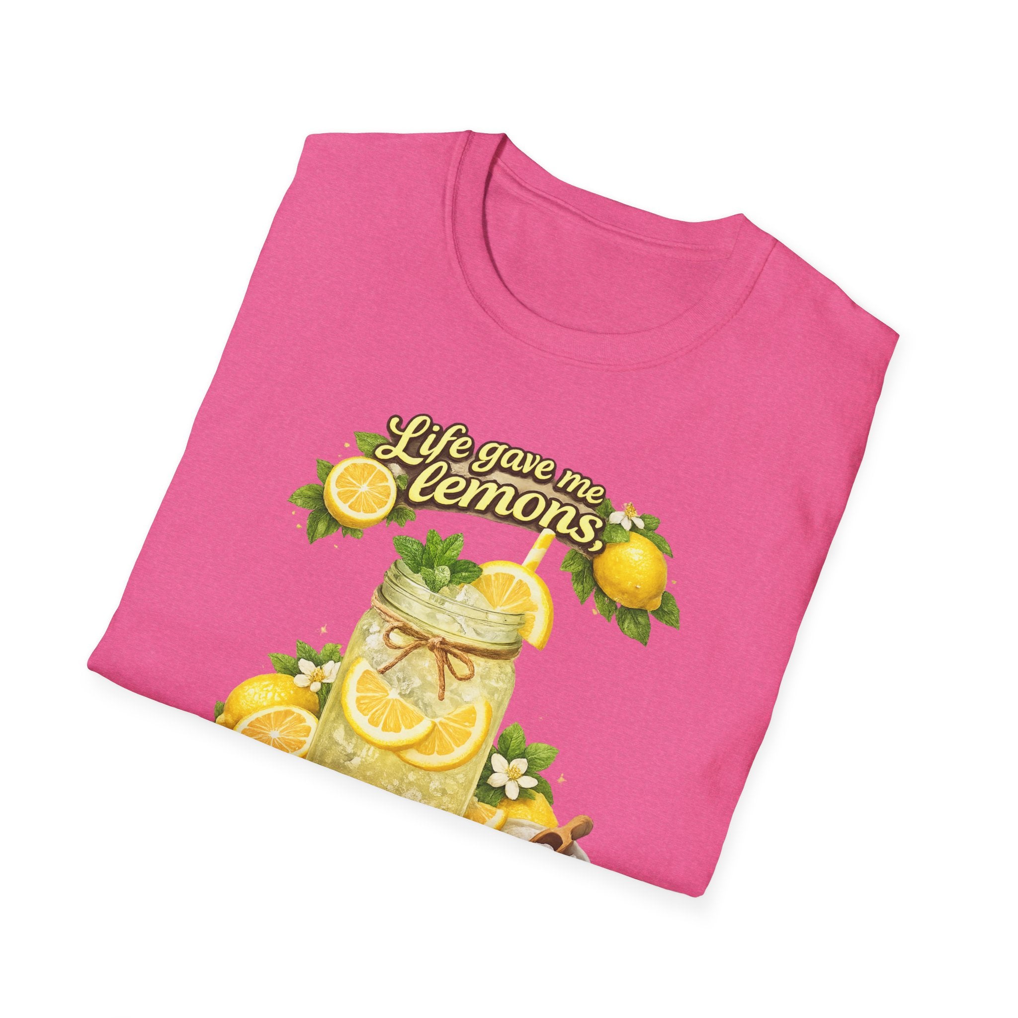 Life gave me lemons, but Jesus made lemonade Christian grapgic tee