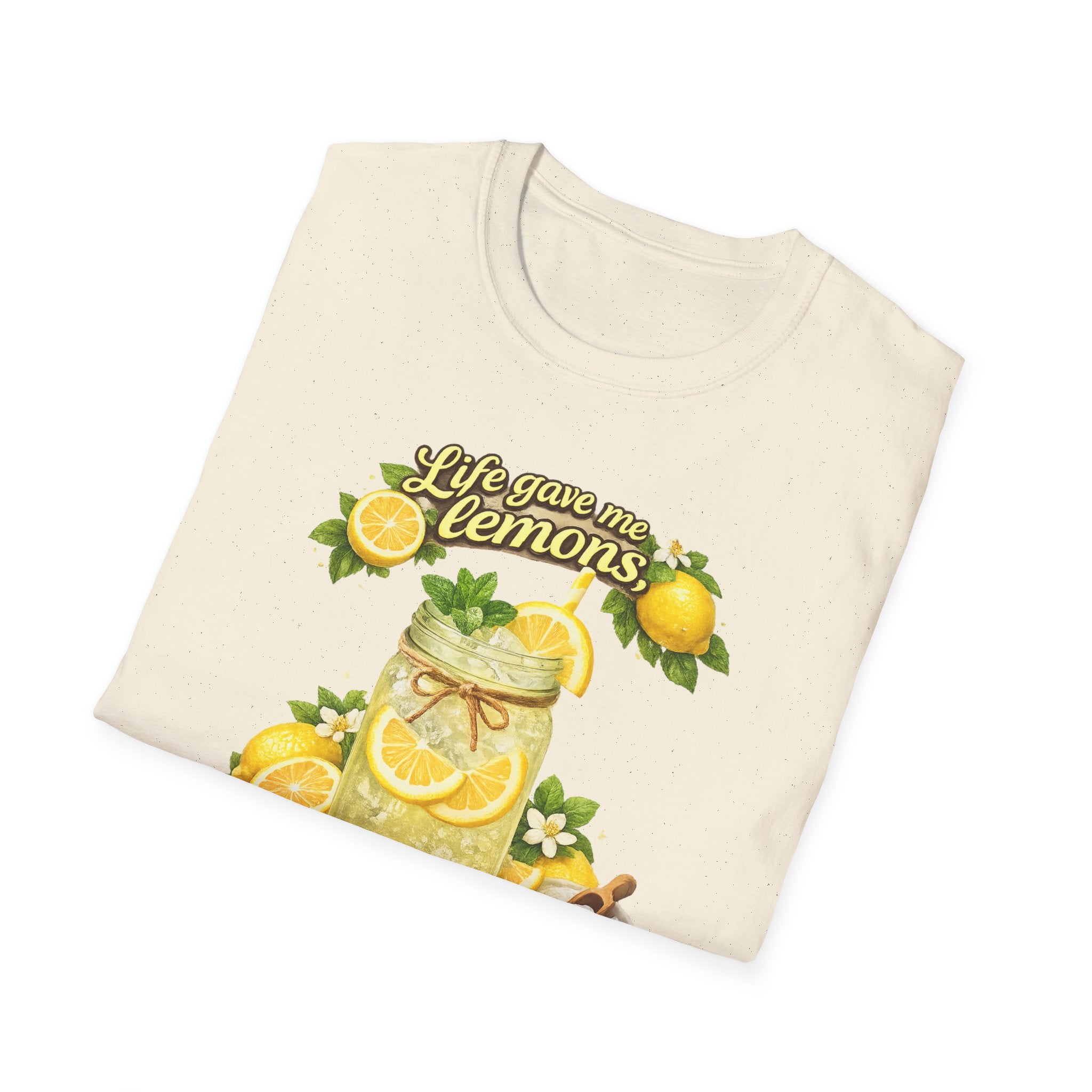 Life gave me lemons, but Jesus made lemonade Christian grapgic tee