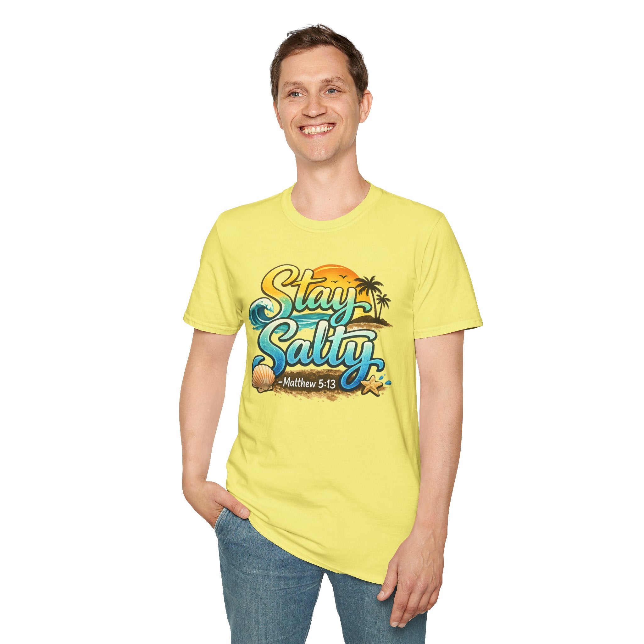 “Stay Salty” Beach Graphic T-Shirt – Matthew 5:13