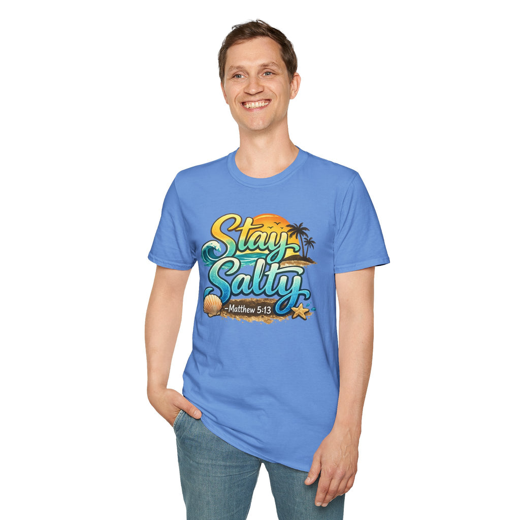 “Stay Salty” Beach Graphic T-Shirt – Matthew 5:13