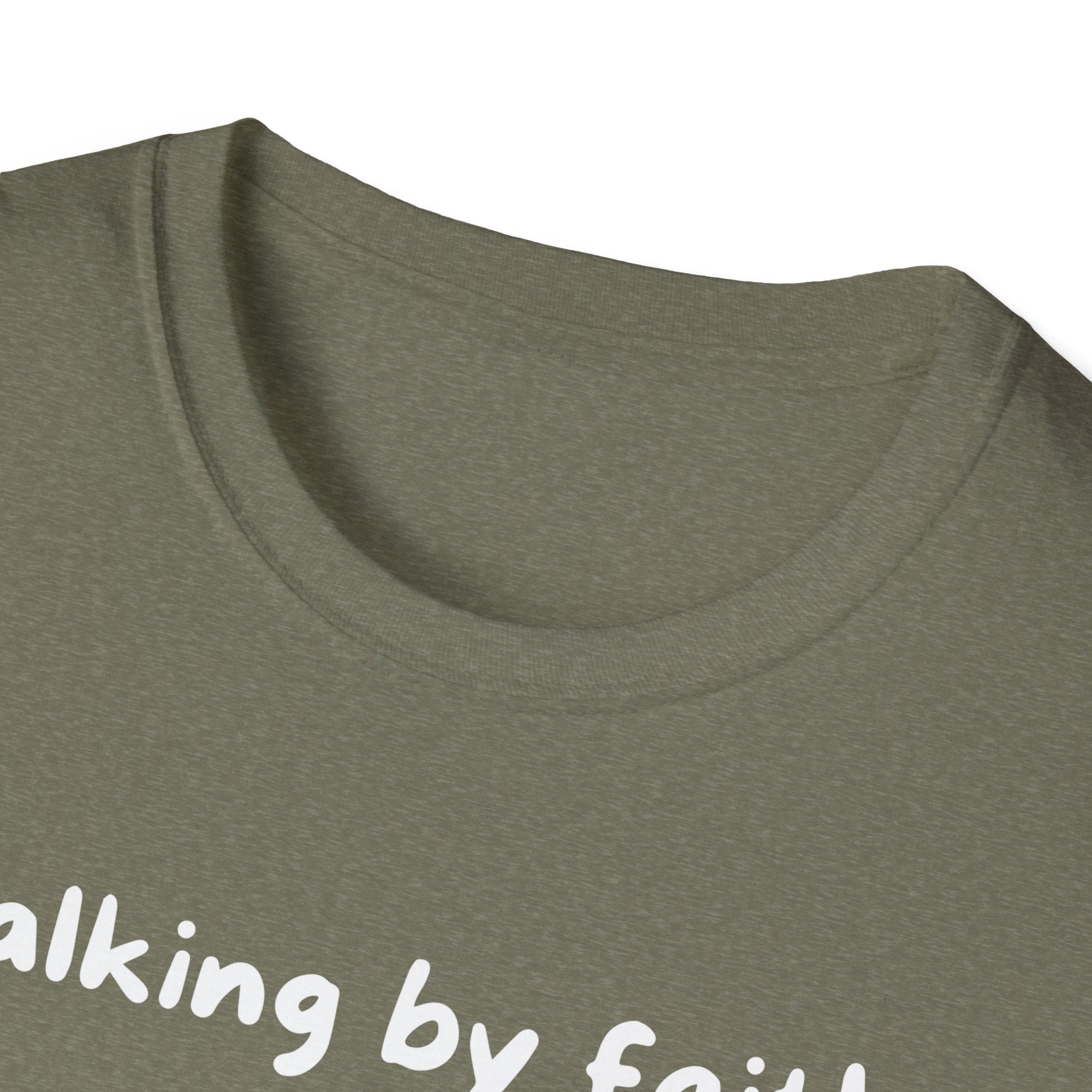 Walking By Faith, Tripping Constantly Funny Christian T-shirt