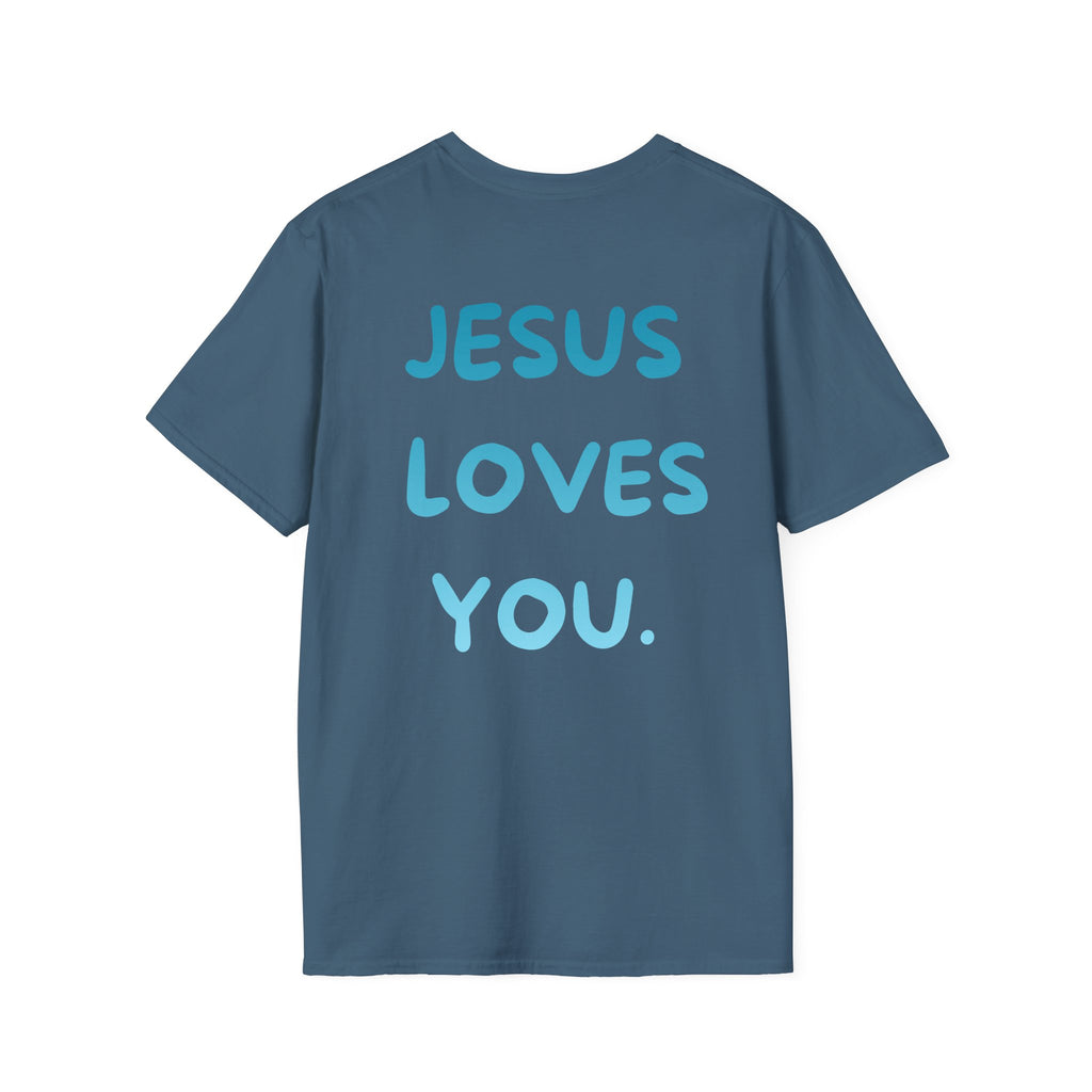 JESUS LOVES YOU Graphic Tee (Blue)
