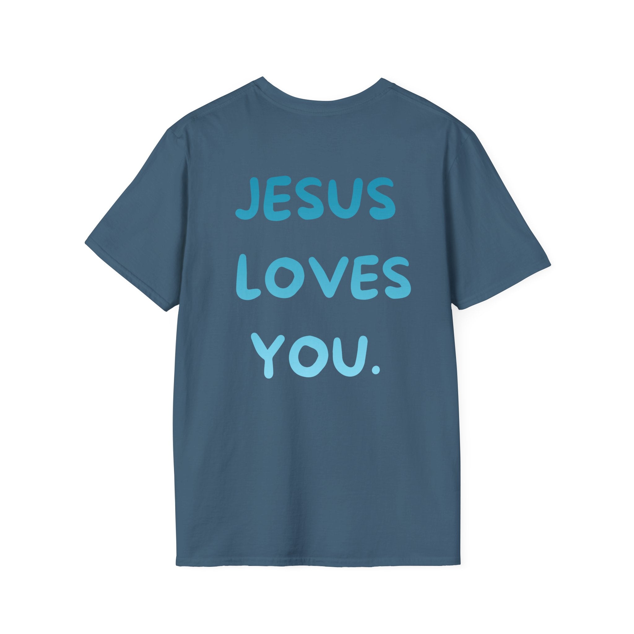 JESUS LOVES YOU Graphic Tee (Blue)