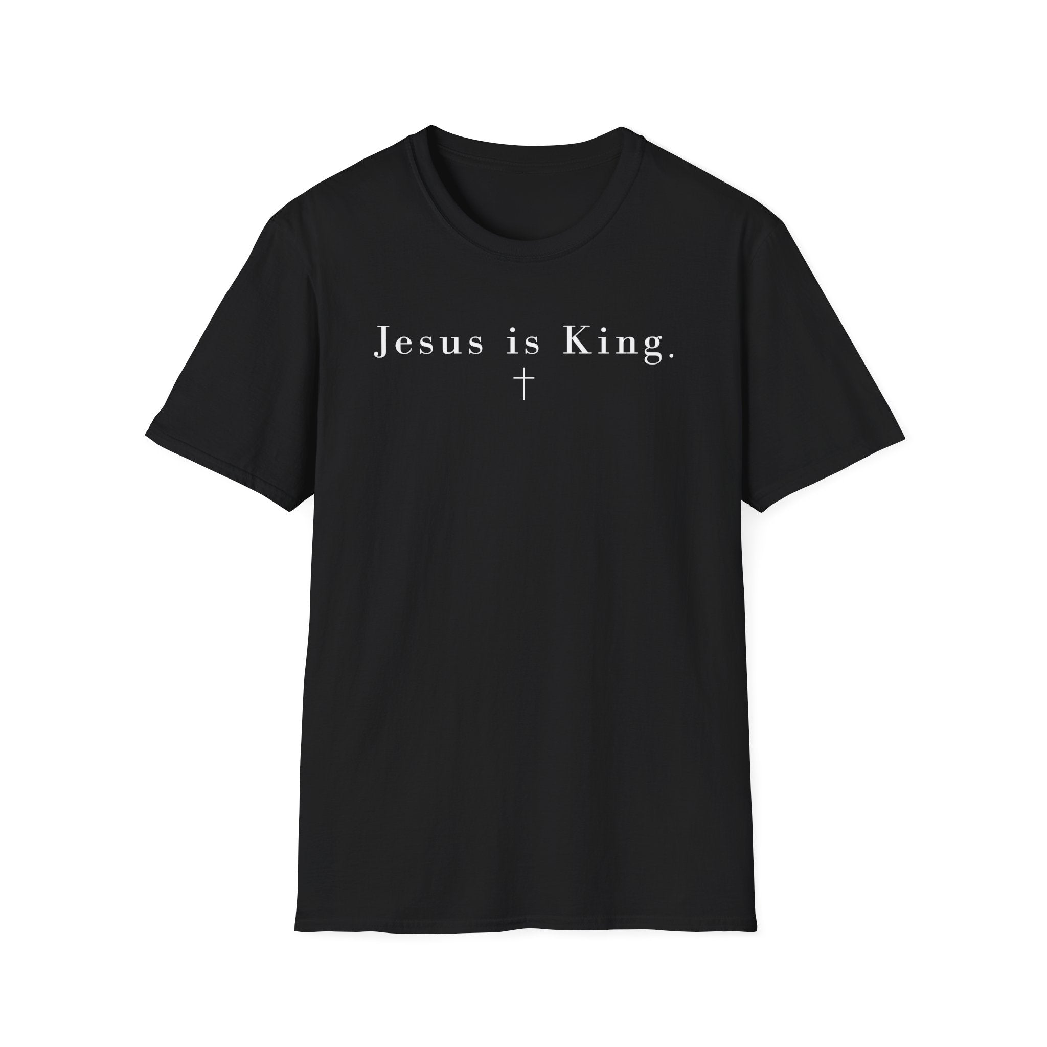 "Jesus is King" minimalist Christian T-shirt