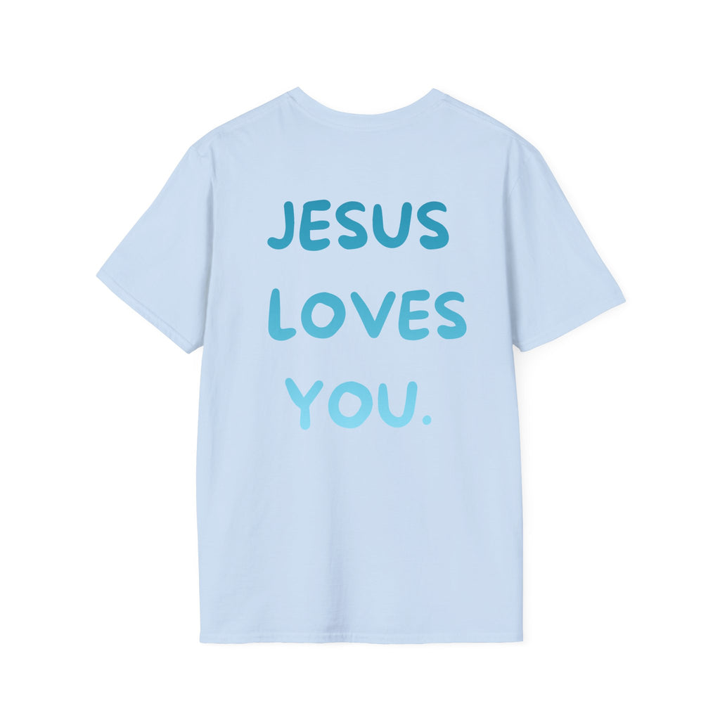 JESUS LOVES YOU Graphic Tee (Blue)