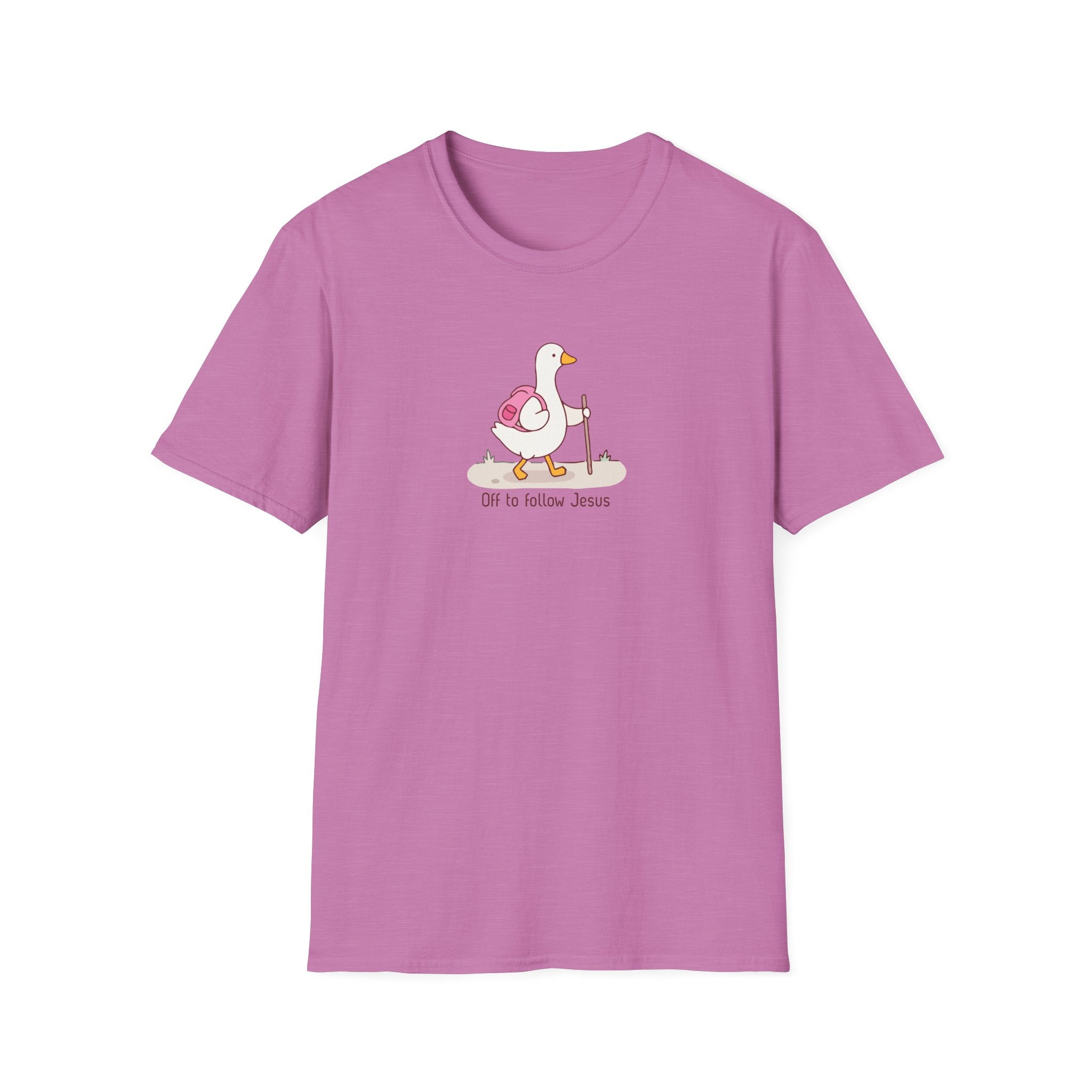Off To Follow Jesus Silly Goose Tee