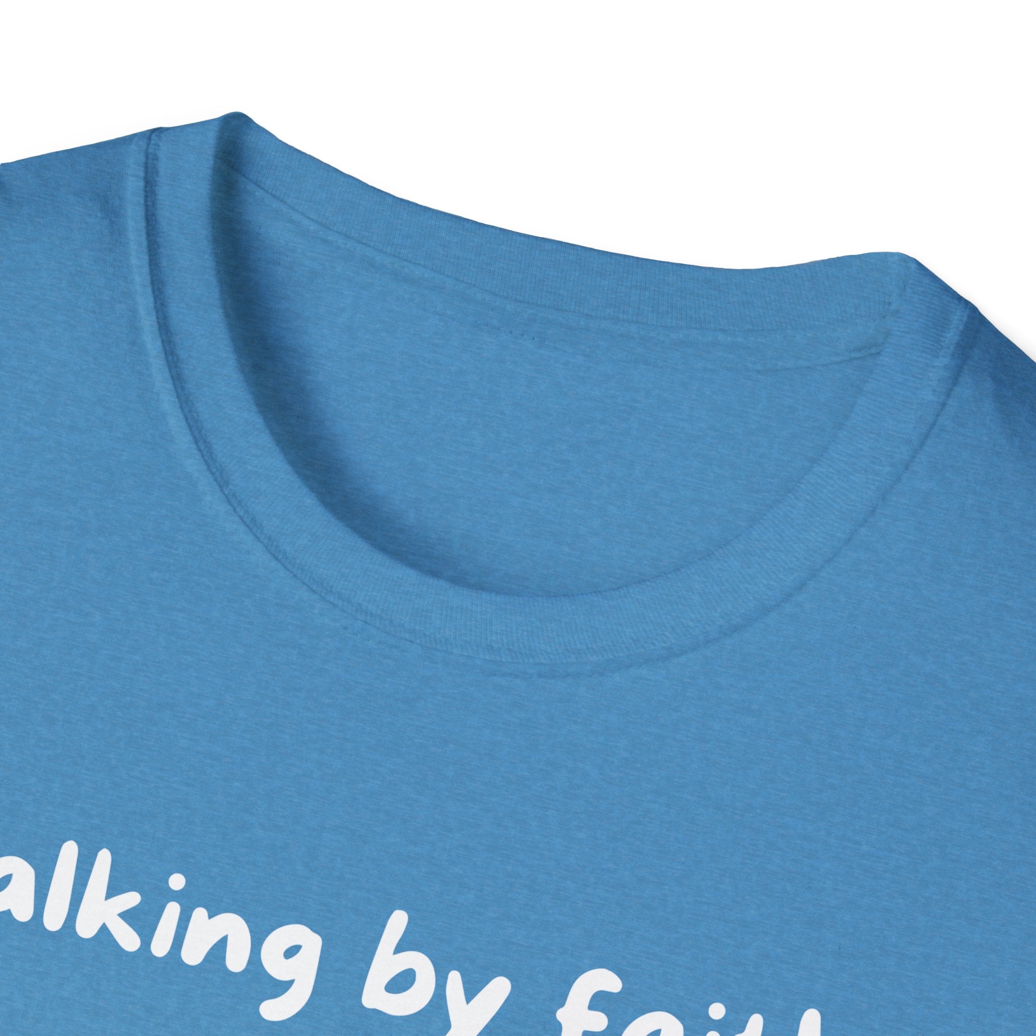 Walking By Faith, Tripping Constantly Funny Christian T-shirt