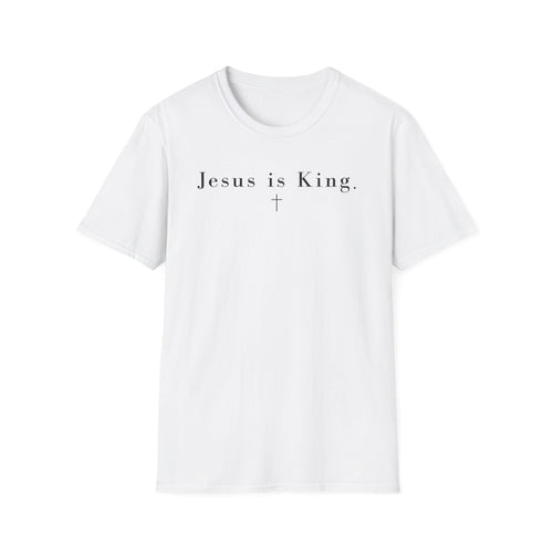 "Jesus is King" minimalist Christian T-shirt