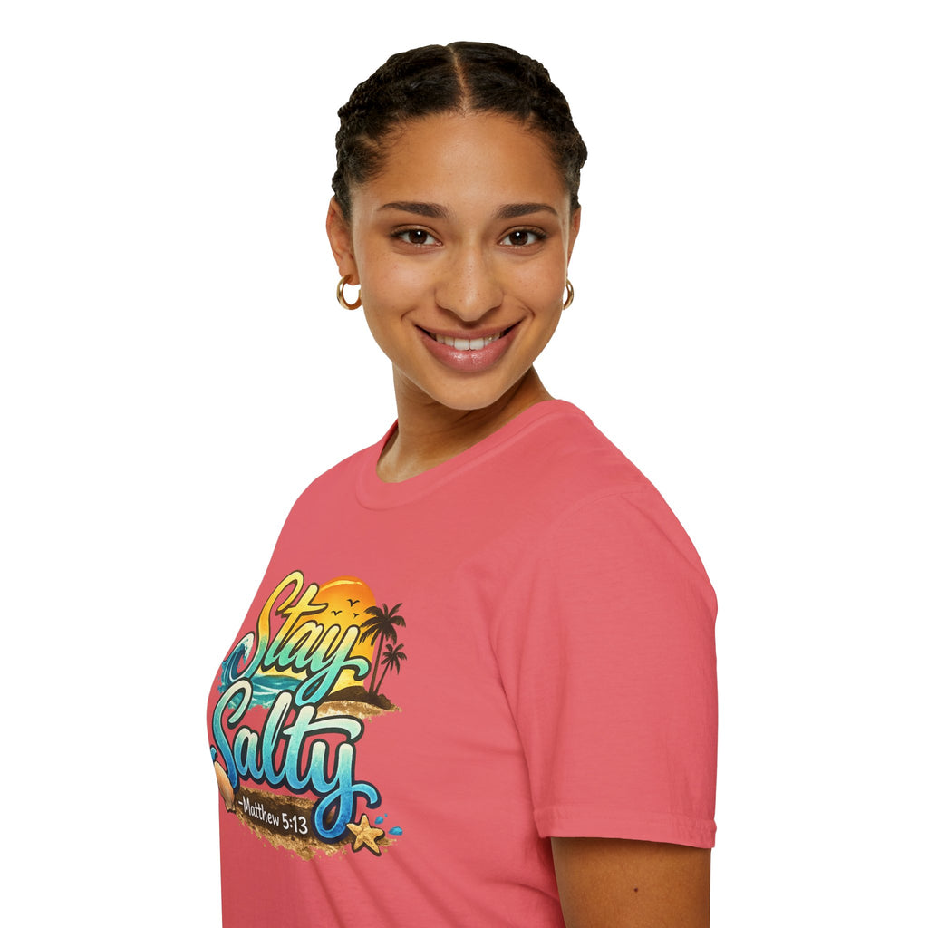 “Stay Salty” Beach Graphic T-Shirt – Matthew 5:13