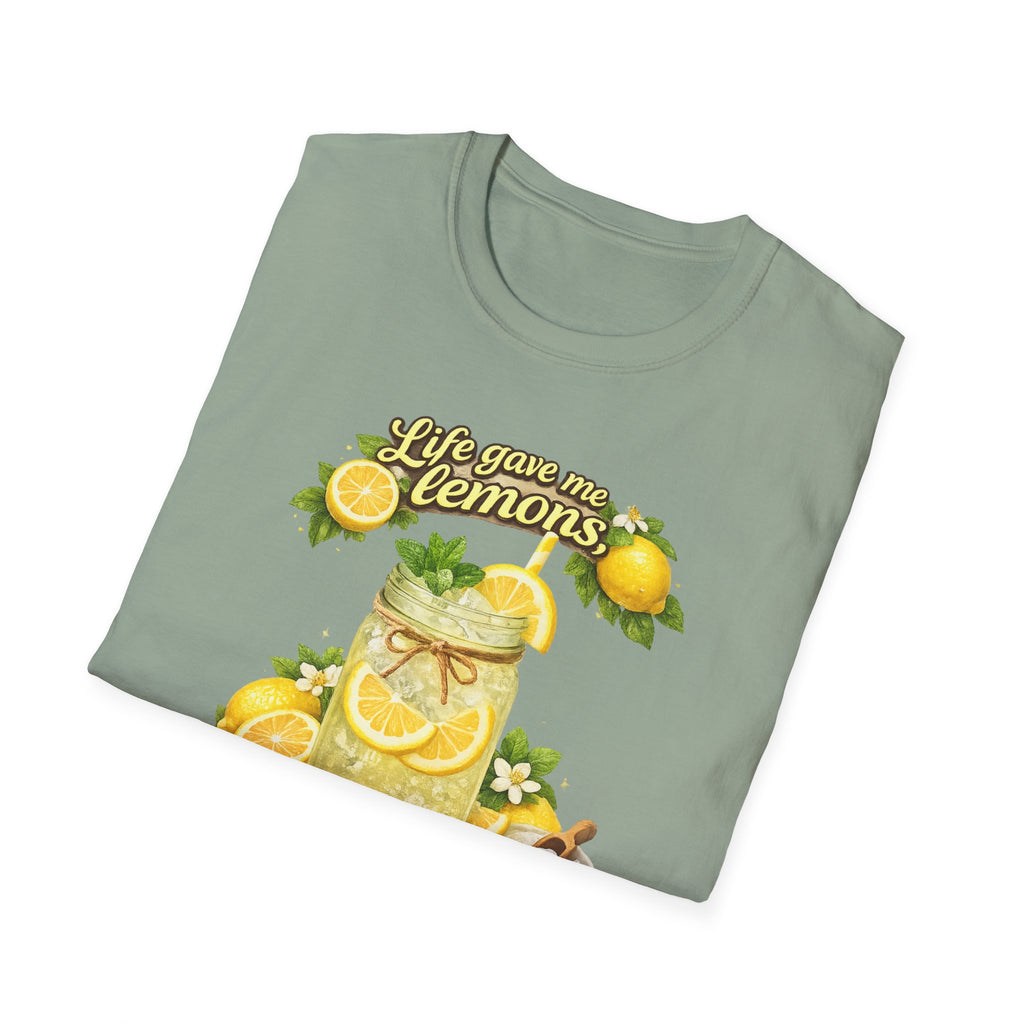 Life gave me lemons, but Jesus made lemonade Christian grapgic tee