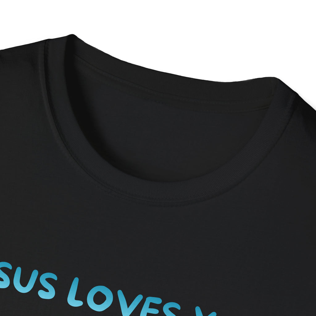 JESUS LOVES YOU Graphic Tee (Blue)