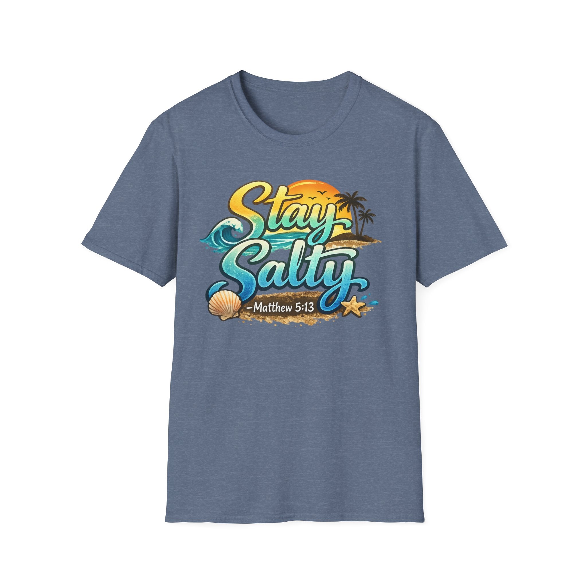 “Stay Salty” Beach Graphic T-Shirt – Matthew 5:13