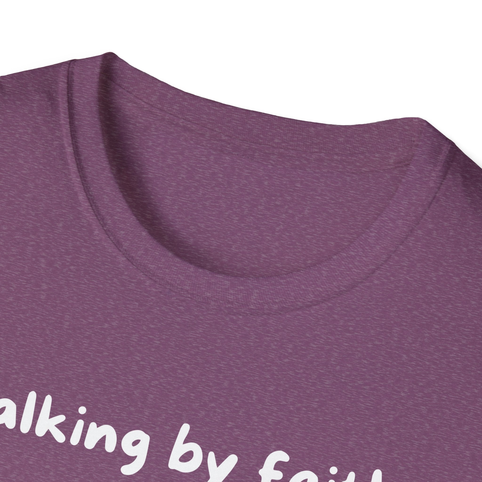 Walking By Faith, Tripping Constantly Funny Christian T-shirt