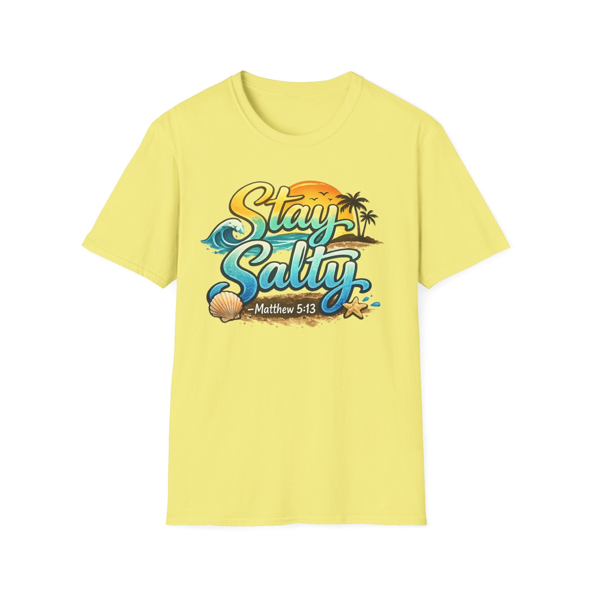 “Stay Salty” Beach Graphic T-Shirt – Matthew 5:13