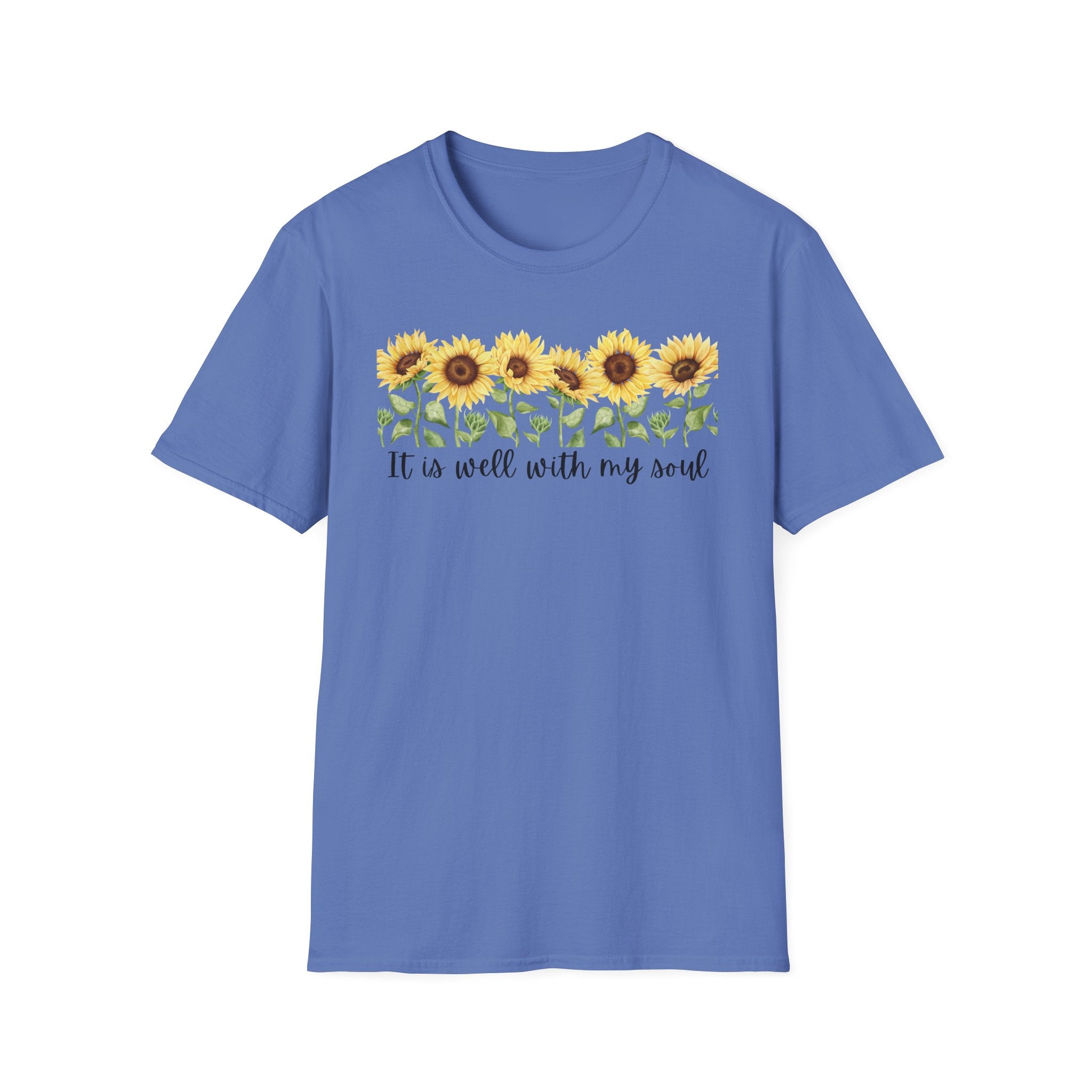 It Is Well with My Soul Sunflower Tshirt
