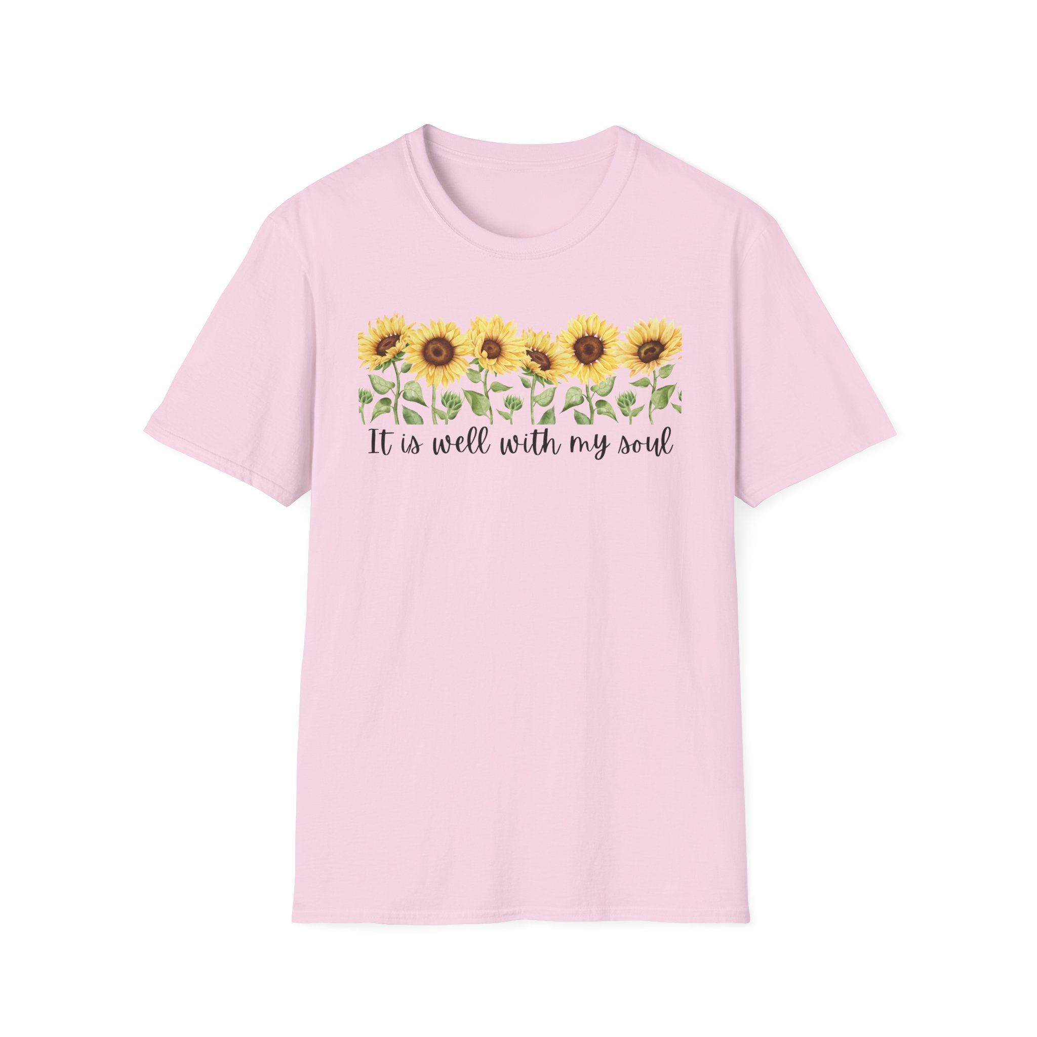 It Is Well with My Soul Sunflower Tshirt
