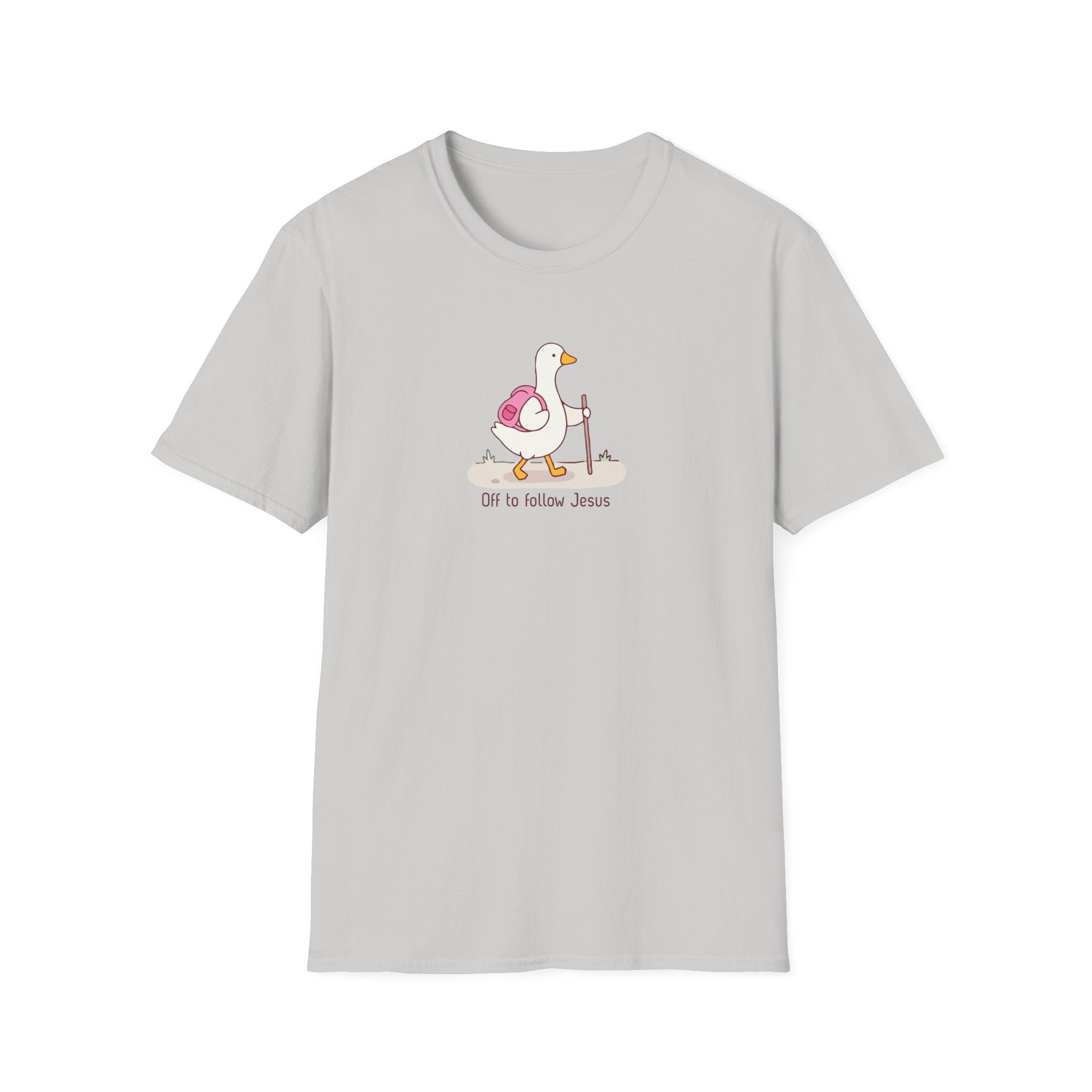 Off To Follow Jesus Silly Goose Tee